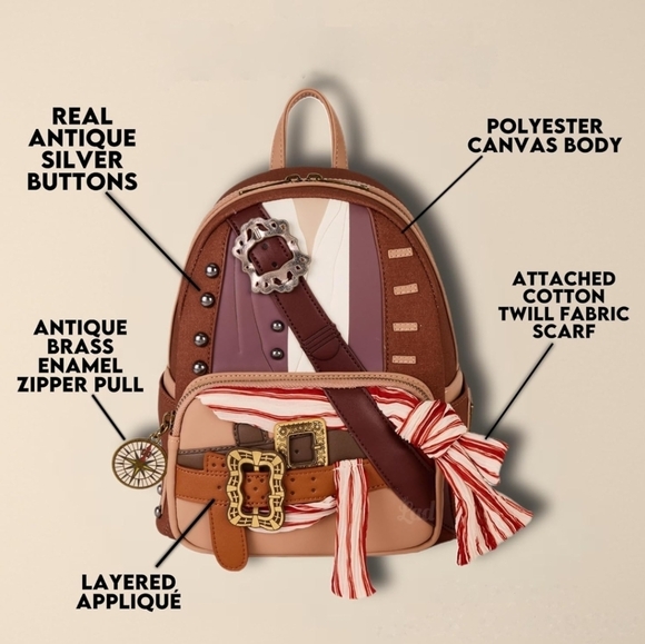 BEAUTIFULLY CRAFTED *Exclusive* Jack Sparrow Loungefly!! New~ Original Packaging - Picture 2 of 7